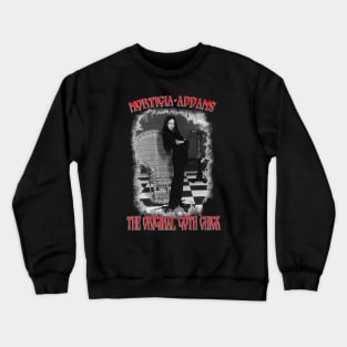 Morticia Addams: The Original Goth Chick Crewneck Sweatshirt